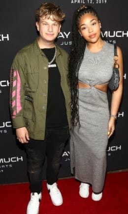 Justin Roberts with his dear friend, Jordyn Woods at an event. Does Justin have a girlfriend?